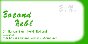 botond nebl business card